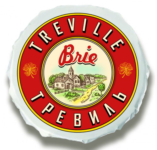 Сыр Бри с белой плесенью, Тревиль (0,120кг)
