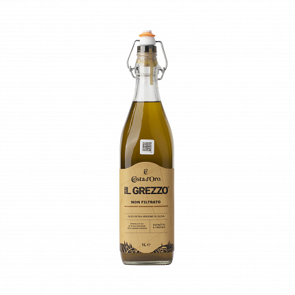 Масло оливковое нефильтрованное Extra Virgin Il Grezzo, Costa d’Oro (1л)